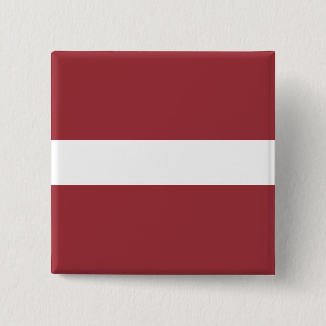 Lettische Flagge (Lettland) Button (Vorderseite)