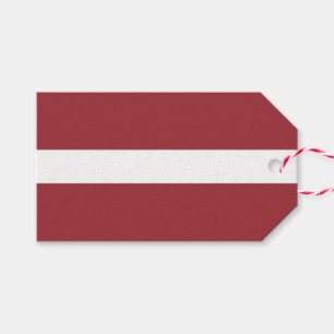 Lettische Flagge (Lettland) Geschenkanhänger