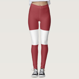Lettische Flagge (Lettland) Leggings