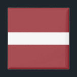 Lettische Flagge Magnet<br><div class="desc">Anpassbare World Flag Produkte - Bitte fühlen Sie sich frei,  Ihren eigenen Text hinzuzufügen.</div>