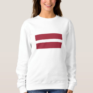 Lettische Flagge Sweatshirt