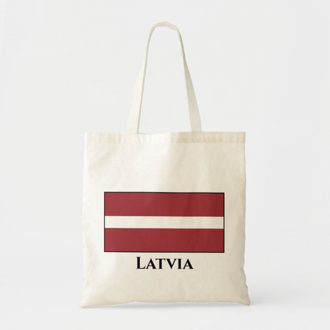 Lettische Flagge Tragetasche (Vorne)