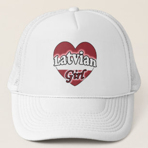 Lettische Girl Truckerkappe
