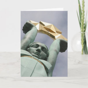 Lettische Karte für das Freiheitsdenkmal