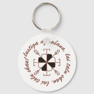 Lettische Schlüsselkette Schlüsselanhänger