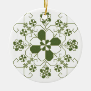 Lettische Verzierung Keramikornament