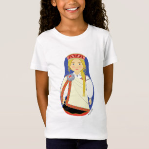 Lettischer Matryoshka Girls T - Shirt