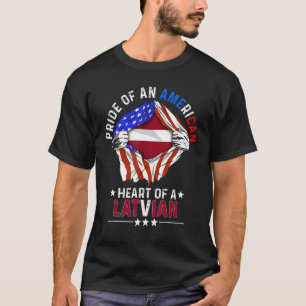 Lettisches Amerika - Privileg Auslandsland Lat T-Shirt