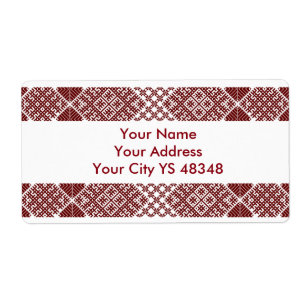 Lettisches Design des traditionellen Lielvarde-Gur