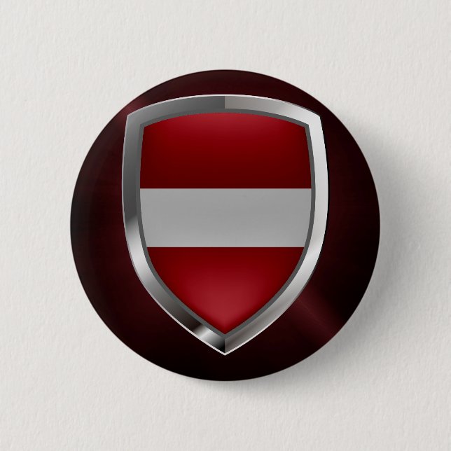 Lettisches MetallEmblem Button (Vorderseite)