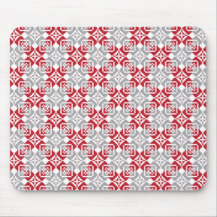 Lettisches Morgen-Sonne-Geometrisches Muster III Mousepad