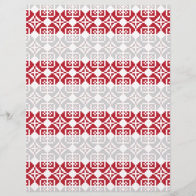 Lettisches Morning SUN geometrisches Muster II (Vorderseite)