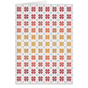 Lettisches Morning SUN geometrisches Muster IV