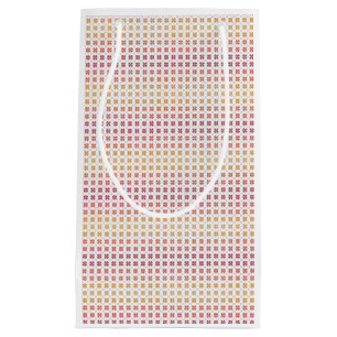 Lettisches Morning SUN geometrisches Muster IV Kleine Geschenktüte