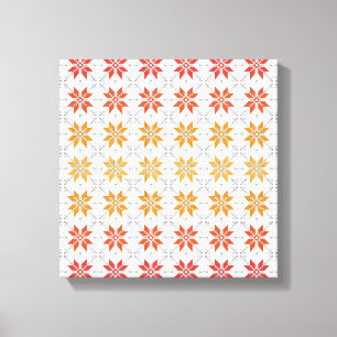 Lettisches Morning SUN geometrisches Muster IV Leinwanddruck