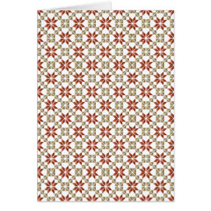 Lettisches Morning SUN geometrisches Muster IX