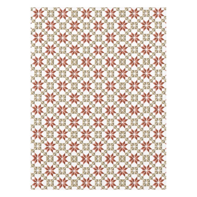 Lettisches Morning SUN geometrisches Muster IX Tischdecke (Vorderseite)