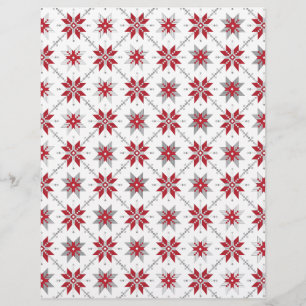 Lettisches Morning SUN geometrisches Muster V