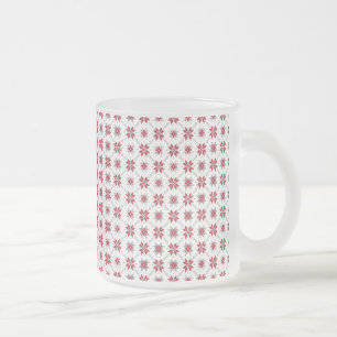 Lettisches Morning SUN geometrisches Muster V Mattglastasse