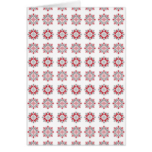 Lettisches Morning SUN geometrisches Muster VII