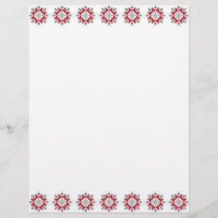 Lettisches Morning SUN geometrisches Muster VII