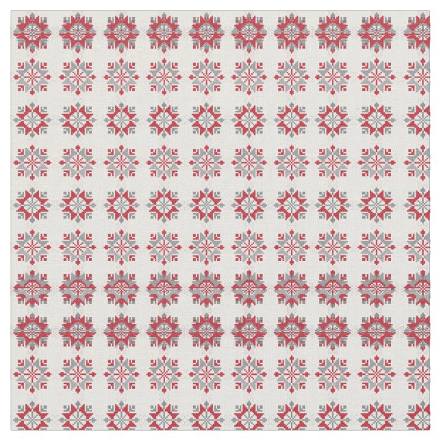 Lettisches Morning SUN geometrisches Muster VII Stoff (Nahaufnahme)