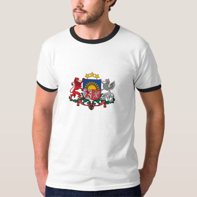 Lettisches Wappen T-Shirt (Vorderseite)
