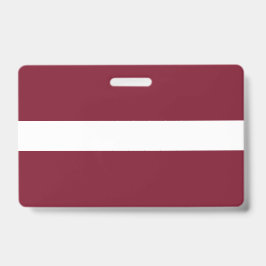 Lettland-Flagge Ausweis