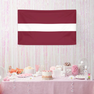 Lettland-Flagge Banner
