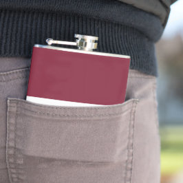 Lettland-Flagge Flachmann