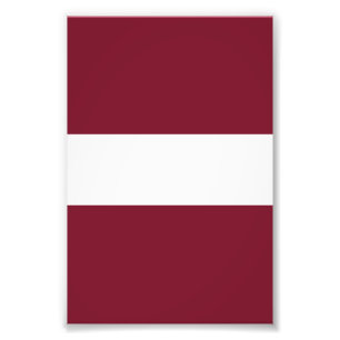 Lettland-Flagge Fotodruck