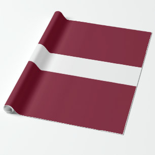 Lettland-Flagge Geschenkpapier
