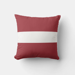 Lettland-Flagge Kissen