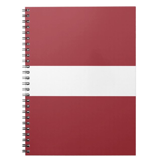 Lettland-Flagge Notizblock (Vorderseite)