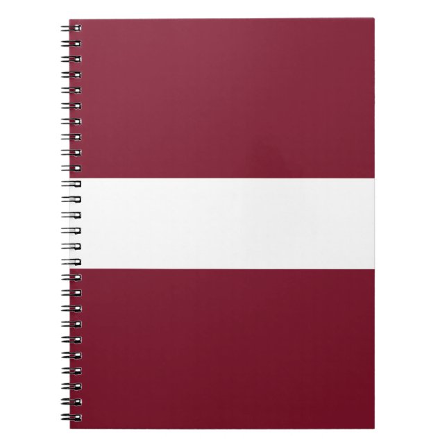 Lettland-Flagge Notizblock (Vorderseite)