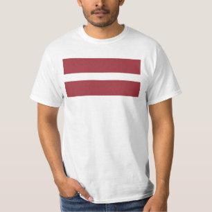 Lettland-Flagge T-Shirt