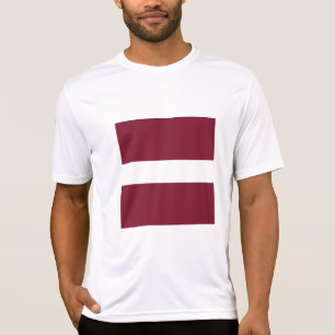 Lettland-Flagge T-Shirt