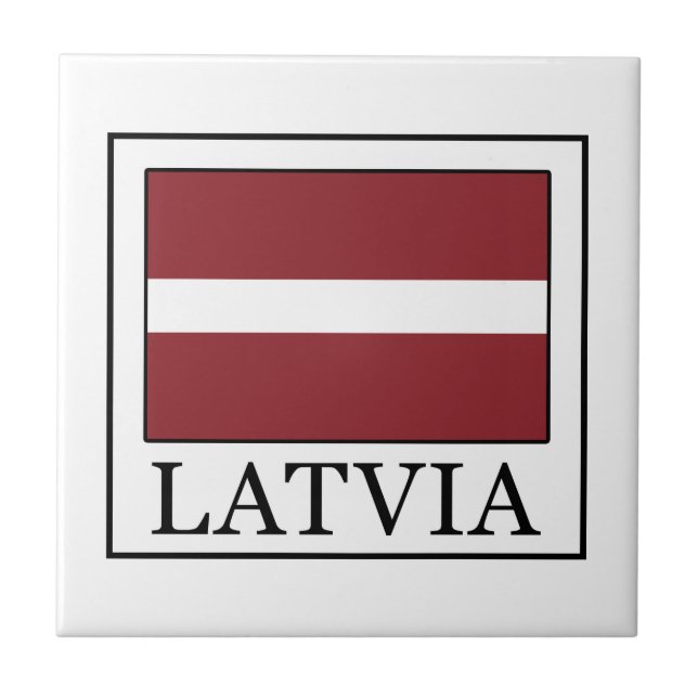Lettland Fliese (Vorderseite)