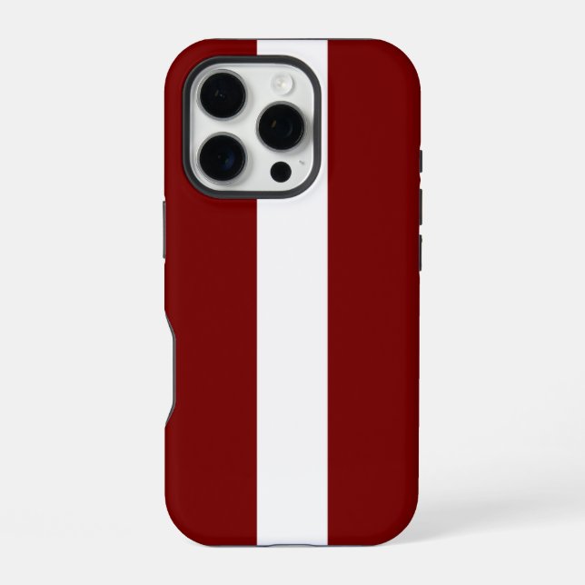 Lettland iPhone Hülle (Rückseite)