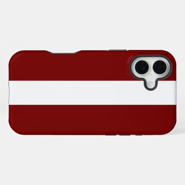 Lettland iPhone Hülle (Rückseite (Horizontal))