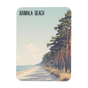 Lettland Jūrmala Strand Reise Magnet