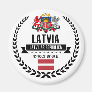Lettland Magnet