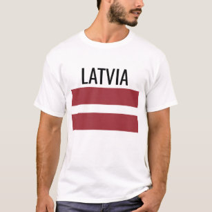 Lettland // Nationale Weltflagge T-Shirt