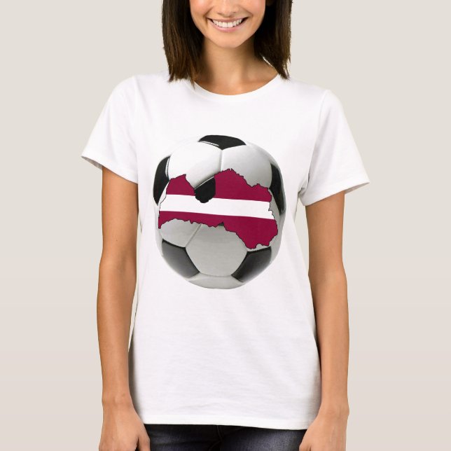 Lettland-Nationalmannschaft T-Shirt (Vorderseite)