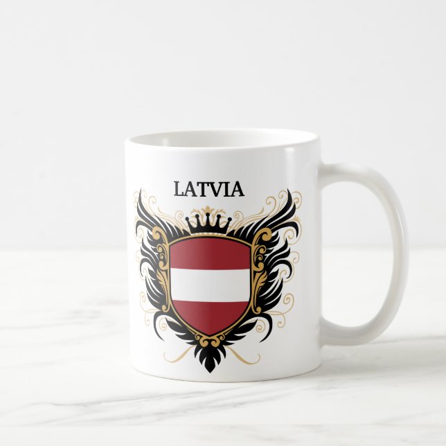 Lettland [personifizieren Sie] Tasse (Rechts)