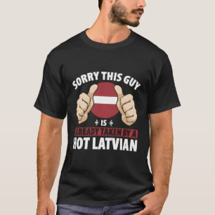 Lettland Roots Lettisches Kulturerbe stolz Lettlan T-Shirt