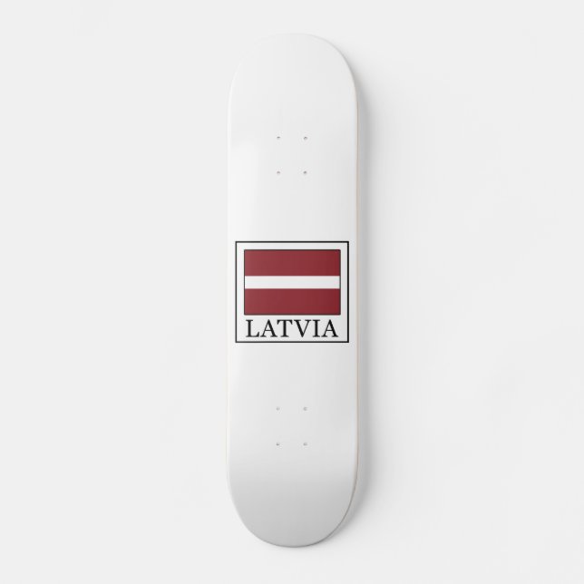 Lettland Skateboard (Vorderseite)