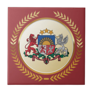 Lettland-Wappen Fliese