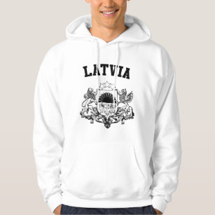 Lettland-Wappen Hoodie