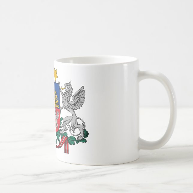 Lettland-Wappen Kaffeetasse (Rechts)